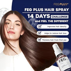 FEG Hair Growth Spray (Pack of 2) with Derma Roller for Men & Women | Hair Regrowth Solution | Free UAE Delivery